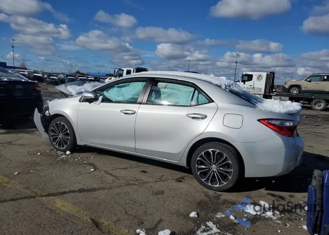 2014 Toyota Corolla L z USA, uszkodzony, nr VIN 2T1BURHE7EC050327